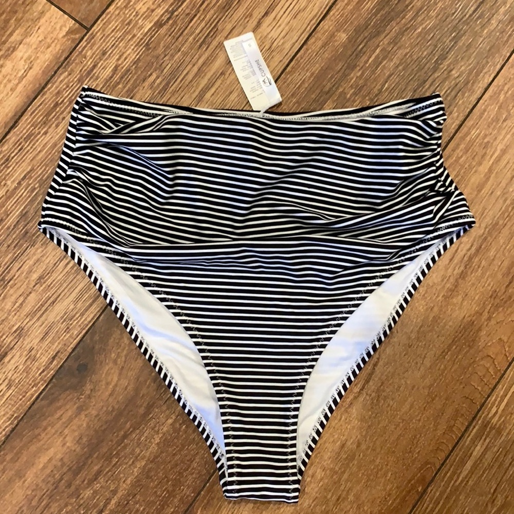 CUPSHE swim bottoms high rise Small